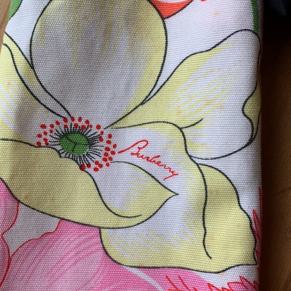 Burberry Flower 🌸 Blazer Jean Jacket Blazer Women Girl Pink Yellow Green White - Picture 15 of 17